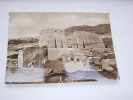 CP CARTE POSTALE EGYPTE THEBES MEDINET HABU TEMPLE De RAMSES II - Vierge - Other & Unclassified