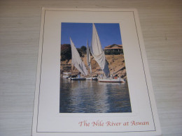 CP CARTE POSTALE EGYPTE LE NIL A ASWAN - ECRITE - Other & Unclassified