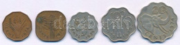 Szváziföld 1974-1979. 1c-20c (5xklf) T:XF,VF Patina Swaziland 1974-1979. 1Cent - 20 Cents (5xdiff) C:XF,VF Patina - Unclassified