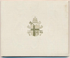 Vatikán 1979. 10L-500L (6klf) Forgalmi Sor Karton Dísztokban, Közte 500L Ag T:UNC Patina Vatican 1979. 10 Lire - 500 Lir - Non Classés