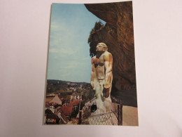 CP CARTE POSTALE DORDOGNE Les EYZIES STATUE De L'HOMME De CRO-MAGNON - Vierge - Autres & Non Classés