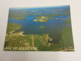 CP CARTE POSTALE CREUSE LAC De VASSIVIERE VUE AERIENNE - Ecrite - Autres & Non Classés