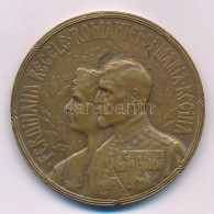 Románia 1922. "I. Ferdinánd Koronázása Gyulafehérvárott" Bronz Emlékérem. Szign.: C. Kristescu (45mm) T:AU,XF Romania 19 - Zonder Classificatie