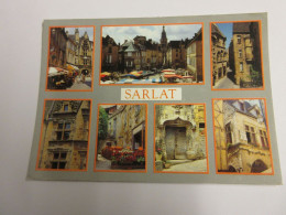 CP CARTE POSTALE DORDOGNE SARLAT VUES DIVERSES - Ecrite En 1995 - Sarlat La Caneda