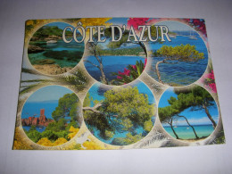 CP CARTE POSTALE COTE D'AZUR IMAGES De La COTE - ECRITE En 2011 - Provence-Alpes-Côte D'Azur