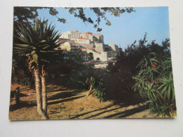 CP CARTE POSTALE CORSE CALVI VUE Sur La CITADELLE - Ecrite En 1982.              - Andere & Zonder Classificatie