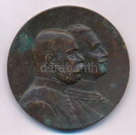 Osztrák-Magyar Monarchia ~1914-1915. "Ferenc József és II. Vilmos / Limanovai Csata" Kétoldalas Bronz Emlékérem (50mm) T - Ohne Zuordnung