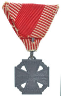 1916. "Károly-csapatkereszt" Zn Kitüntetés Eredeti Mellszalagon T:AU Hungary 1916. "Charles Troop Cross" Zn Decoration W - Unclassified