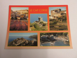 CP CARTE POSTALE CORSE VUES DIVERSES CAP CORSE CENTURI NONZA PINO Ecrite En 1999 - Autres & Non Classés