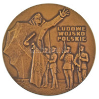 Lengyelország ~1980. "A Lengyel Néphadsereg / Lenino 1943. X. 12-13." Bronz Emlékérem. Szign.:AN (69mm) T:AU Poland ~198 - Non Classés