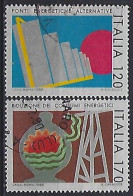 Italy 1980  Energiesparen (o) Mi.1682-1683 - 1971-80: Afgestempeld