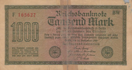 1000 MARK 1922 Stadt BERLIN DEUTSCHLAND Papiergeld Banknote #PL467 - Lokale Ausgaben