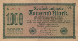 1000 MARK 1922 Stadt BERLIN DEUTSCHLAND Papiergeld Banknote #PL451 - [11] Emissions Locales