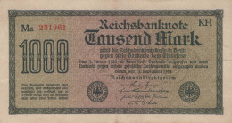 1000 MARK 1922 Stadt BERLIN DEUTSCHLAND Papiergeld Banknote #PL449 - [11] Emissions Locales