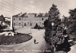 Borgomanero Stazione Ferroviaria E Onumento Ai Caduti - Sonstige & Ohne Zuordnung