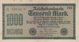 1000 MARK 1922 Stadt BERLIN DEUTSCHLAND Papiergeld Banknote #PL438 - Lokale Ausgaben