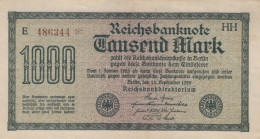 1000 MARK 1922 Stadt BERLIN DEUTSCHLAND Papiergeld Banknote #PL399 - Lokale Ausgaben