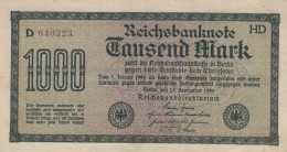 1000 MARK 1922 Stadt BERLIN DEUTSCHLAND Papiergeld Banknote #PL402 - [11] Local Banknote Issues
