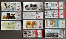 Belgie :  My Stamps /  Verzameling Van 11 Diverse Duo Stamps - Usados