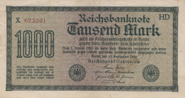1000 MARK 1922 Stadt BERLIN DEUTSCHLAND Papiergeld Banknote #PL389 - [11] Local Banknote Issues