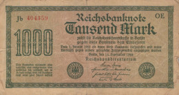 1000 MARK 1922 Stadt BERLIN DEUTSCHLAND Papiergeld Banknote #PL036 - Lokale Ausgaben