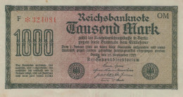 1000 MARK 1922 Stadt BERLIN DEUTSCHLAND Papiergeld Banknote #PL018 - [11] Local Banknote Issues