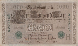 1000 MARK 1910 DEUTSCHLAND Papiergeld Banknote #PL373 - [11] Emissions Locales