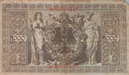 1000 MARK 1910 DEUTSCHLAND Papiergeld Banknote #PL302 - [11] Emissions Locales
