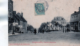 CP - BOURBON LANCY -  Place De La République - - Altri & Non Classificati