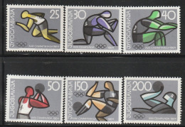 YOUGOSLAVIE- N°973/8 ** (1964) Jeux Olympiques De Tokyo - Unused Stamps