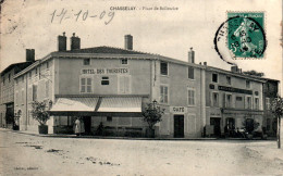 Chasselay Canton De Limonest Place De Bellescize Hôtel Des Touristes Hotel Rhône Cpa Voyagée En TB.Etat - Sonstige & Ohne Zuordnung