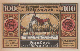 100 PFENNIG 1922 Stadt WILSNACK Brandenburg UNC DEUTSCHLAND Notgeld #PI054 - [11] Emissions Locales