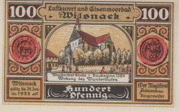 100 PFENNIG 1922 Stadt WILSNACK Brandenburg UNC DEUTSCHLAND Notgeld #PI059 - [11] Lokale Uitgaven