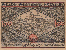 100 PFENNIG 1922 Stadt STERNBERG Mecklenburg-Schwerin UNC DEUTSCHLAND #PJ012 - [11] Emisiones Locales