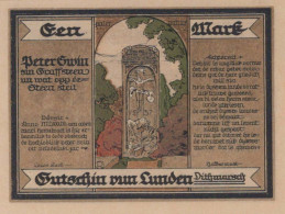100 PFENNIG 1921 Stadt LUNDEN Schleswig-Holstein UNC DEUTSCHLAND Notgeld #PC657 - [11] Lokale Uitgaven