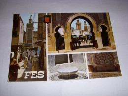 CP CARTE POSTALE MAROC FES VUES GENERALES - ECRITE - Fez (Fès)