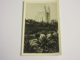 CP CARTE POSTALE MAROC CASABLANCA EGLISE Du SACRE-COEUR VERTICALE - Vierge - Casablanca