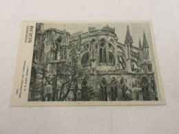 CP CARTE POSTALE MARNE 56 CATHEDRALE De REIMS ABSIDE DESTRUCTIONS De 1918        - Reims