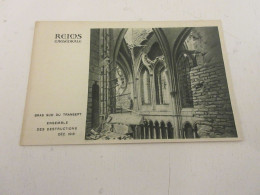 CP CARTE POSTALE MARNE 53 CATHEDRALE De REIMS DESTRUCTIONS BRAS SUD Du TRANSEPT  - Reims