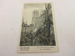 CP CARTE POSTALE MARNE 16 CATHEDRALE De REIMS Les TOURS De L'ARCHEVECHE          - Reims