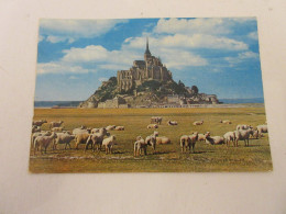 CP CARTE POSTALE MANCHE MONT SAINT MICHEL Les PATURAGES - Ecrite En 1982    - Le Mont Saint Michel