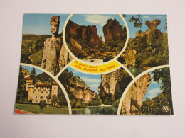 CP CARTE POSTALE LOZERE GORGES Du TARN VUES DIVERSES DETROITS ENCORBELLEMENT     - Autres & Non Classés