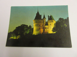 CP CARTE POSTALE LOIRE ATLANTIQUE PORNIC Le CHATEAU De NUIT - Ecrite En 1972 - Pornic