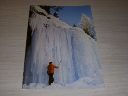 CP CARTE POSTALE L'HIVER Dans Les ALPES CASCADE De GLACE - ECRITE En 1969 - Other & Unclassified