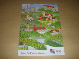 CP CARTE POSTALE JURA DOLE Du JURA 365° De BONHEUR - ECRITE - Dole