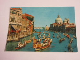 CP CARTE POSTALE ITALIE VENETIE VENISE REGATE HISTORIQUE GRAND CANAL - Ecrite - Venezia