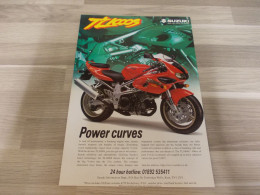 Reclame Advertentie Uit Oud Tijdschrift 1996 - Suzuki TL1000S - Advertising