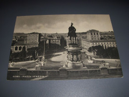 CP CARTE POSTALE ITALIE ROME PLACE De VENISE MONUMENT VICTOR EMMANUEL II Vierge - Plaatsen & Squares