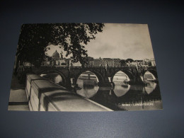 CP CARTE POSTALE ITALIE ROME LUNGOTEVERE LONG Du TIBRE - Vierge - Brücken