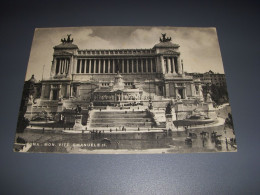 CP CARTE POSTALE ITALIE ROME MONUMENT VICTOR EMMANUEL II - Vierge - Autres Monuments, édifices